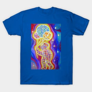 Space. Cosmonaut. The smell of the universe. Planets. T-Shirt